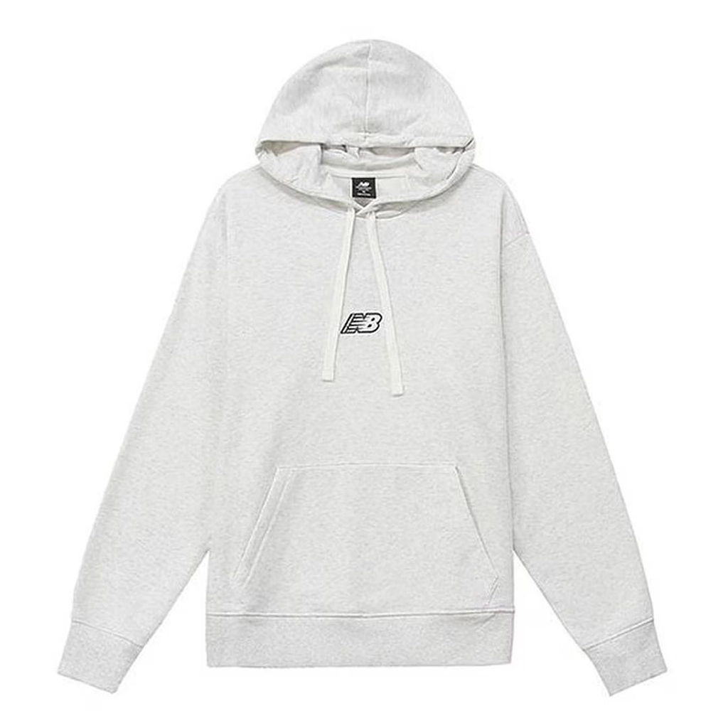 New Balance NB Essentials Mens Heather Grey Hoodie - Size X-Large